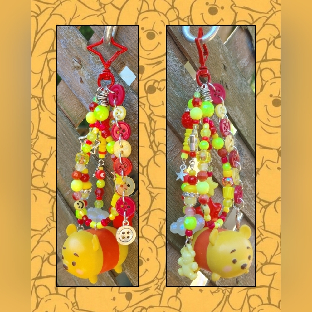 Beaded Winnie The Pooh Charm